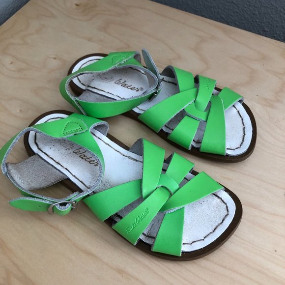 SALT WATER by Hoy Neon Green Sandals - Picture 4 of 7